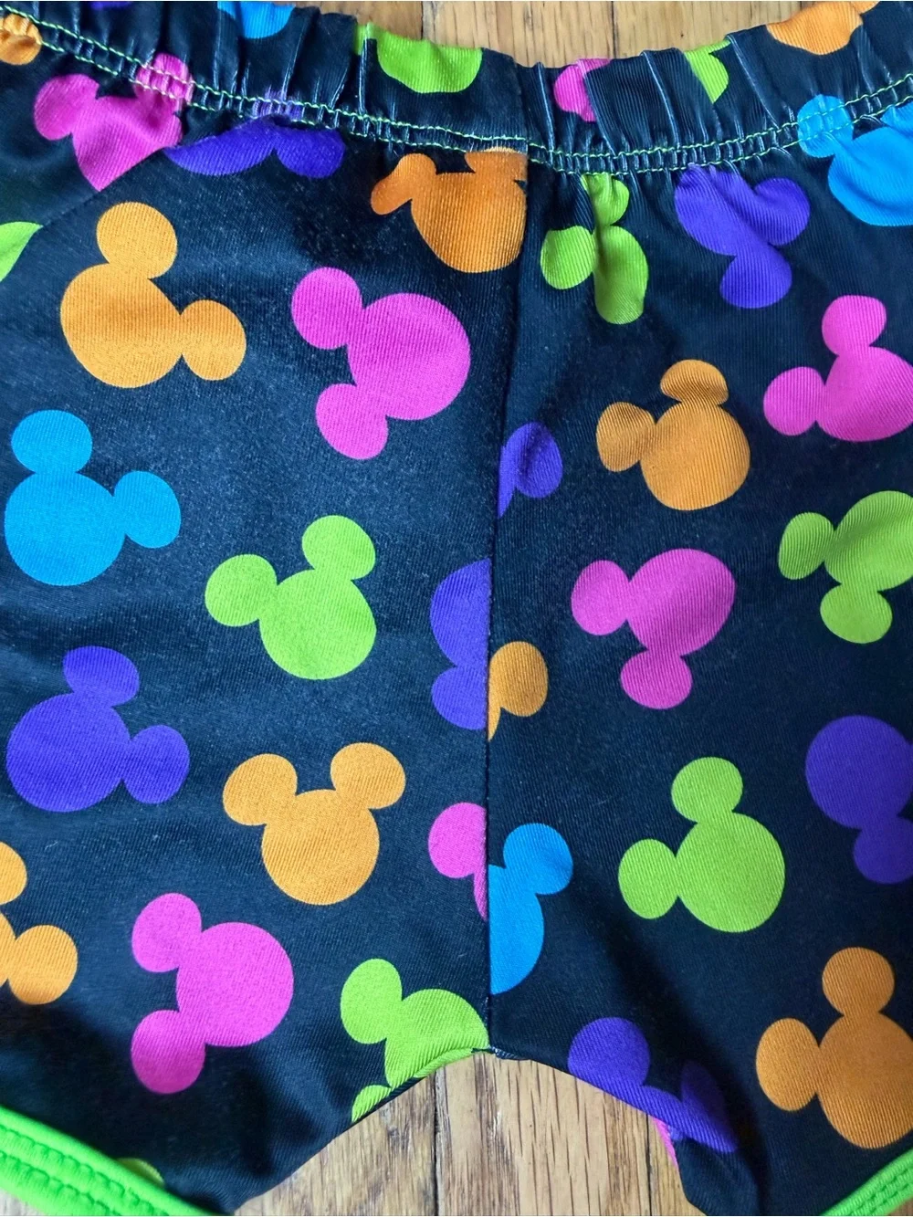 George Hats 18/24 Neon mickey mouse hybrid track swim shorts